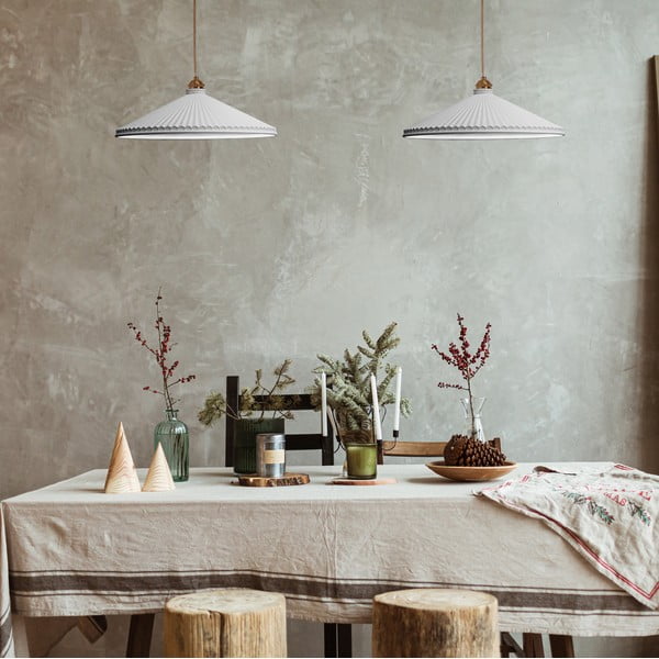 Apparecchio a sospensione bianco, altezza 150 cm Elena - SULION-image-1