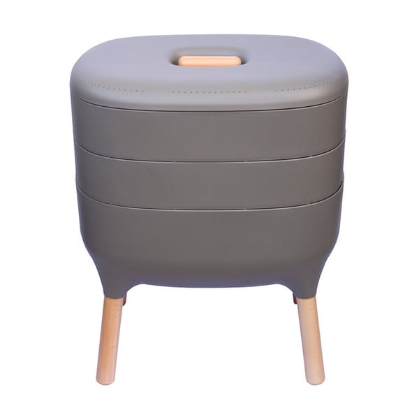 Compostiera grigia 21,7 l Urbalive – Plastia-image-3