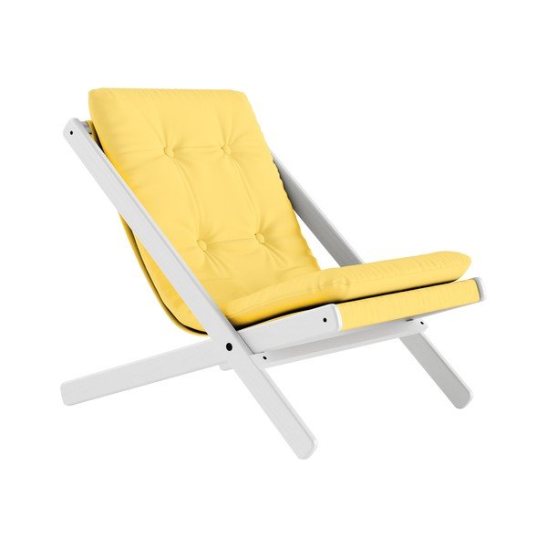 Sedia pieghevole Boogie Bianco/Giallo - Karup Design