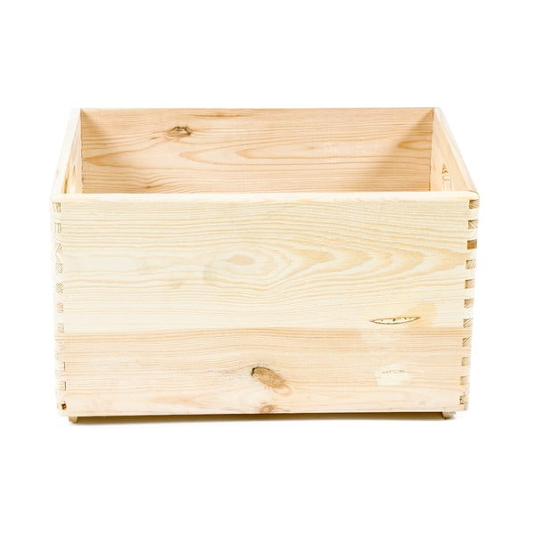 Scatola in legno di pino Custom, 40 x 30 x 23 cm - Compactor-image-1
