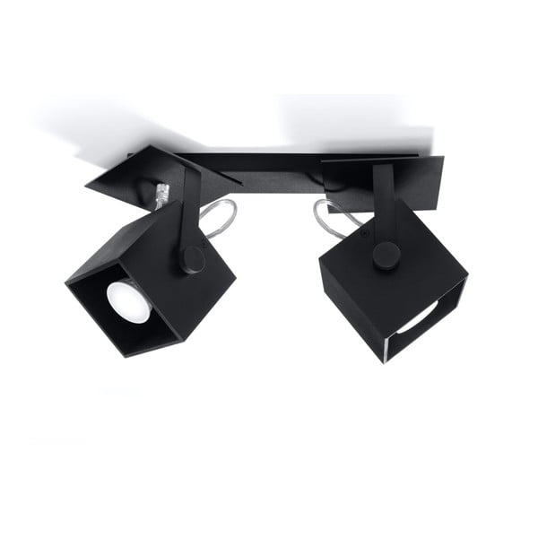 Černé stropní svítidlo Sollux Noe Dos