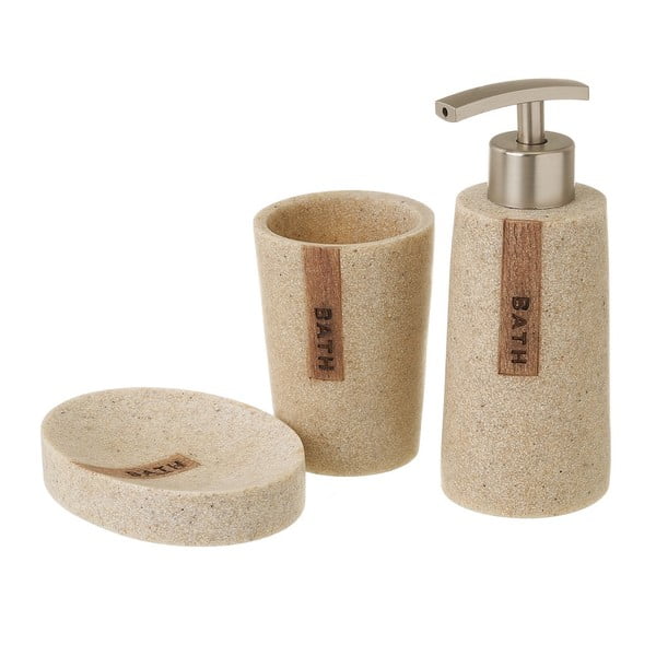 Set accessori bagno beige - Casa Selección