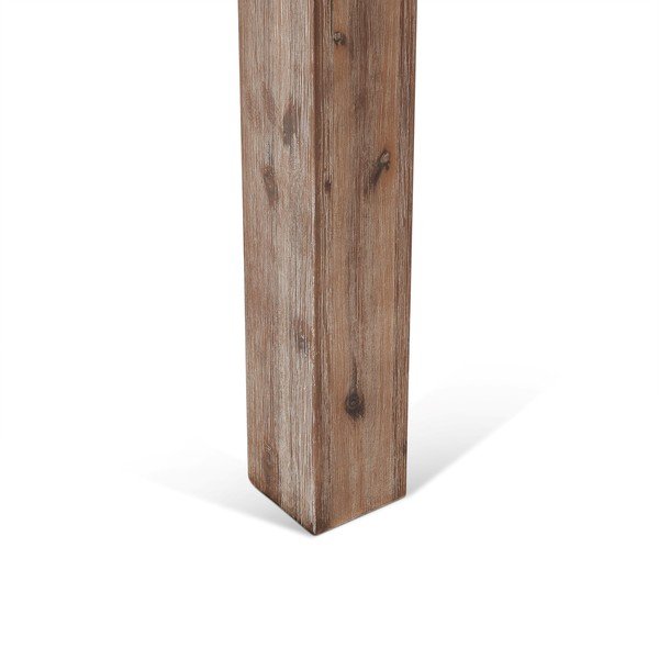 Tavolo da pranzo pieghevole in legno massiccio di acacia di colore naturale 100x200 cm Alaska - Furnhouse-image-4