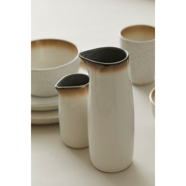 Lattiera beige in ceramica 500 ml Cream/Cream – Bitz-image-3