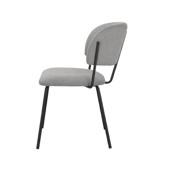 Set di sedie da pranzo grigie 2 pz Claudia - Støraa-image-2