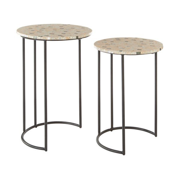 Set di tavolini rotondi 2 pz ø 38 cm Halle – Premier Housewares