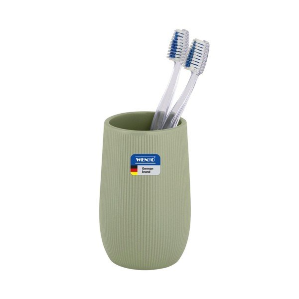 Portaspazzolino verde in ceramica Fablo – Wenko-image-2