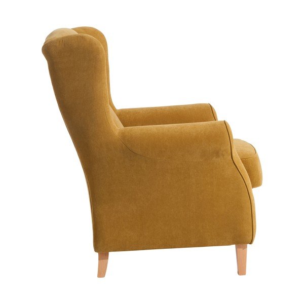 Poltrona giallo mais Lorris - Max Winzer-image-3