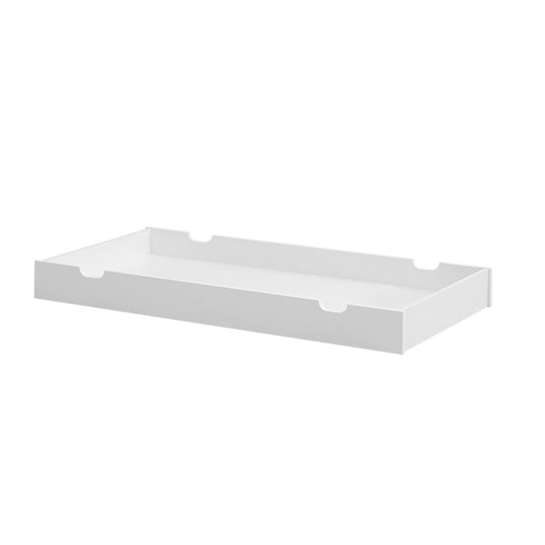 Cassetto universale bianco per letto , 70 x 140 cm Basic - Pinio