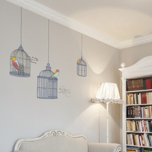 Set di adesivi "Uccelli in gabbia - Ambiance-image-4