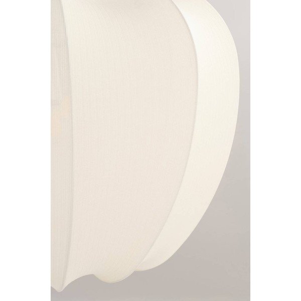 Plafoniera color crema in tessuto ø 50 cm Pion – Jotex-image-3