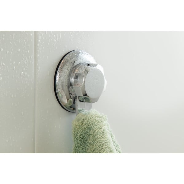 Set di ganci senza foratura argentati in plastica 4 pz Bestlock – Compactor-image-4