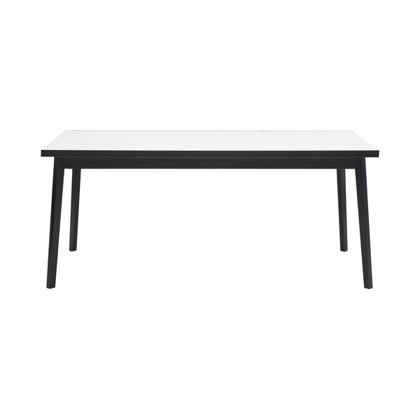 Tavolo da pranzo pieghevole bianco e nero in rovere Hammel , 180 x 90 cm Single - Hammel Furniture