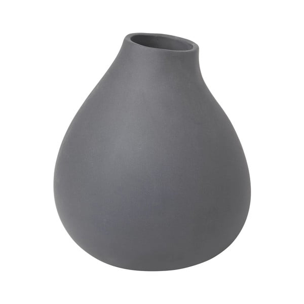 Vaso in porcellana grigio scuro (altezza 17 cm) Nona - Blomus