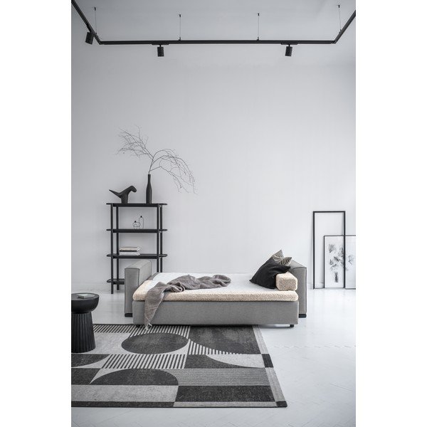 Divano letto grigio 235 cm - Miuform-image-2