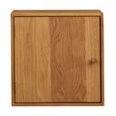 Mensola di colore naturale in rovere massiccio con ripiani multipli 18 cm Townsville – House Nordic