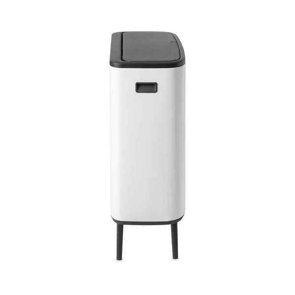 Bidone per rifiuti in acciaio bianco touch 60 l Bo Touch Bin Hi - Brabantia-image-3