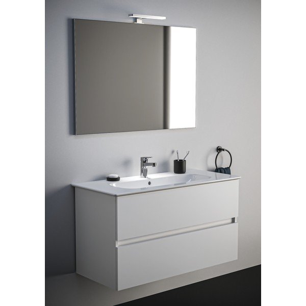 Mobile a sospensione bianco per sottolavabo 100x55 cm Eurovit+ - Ideal Standard-image-1