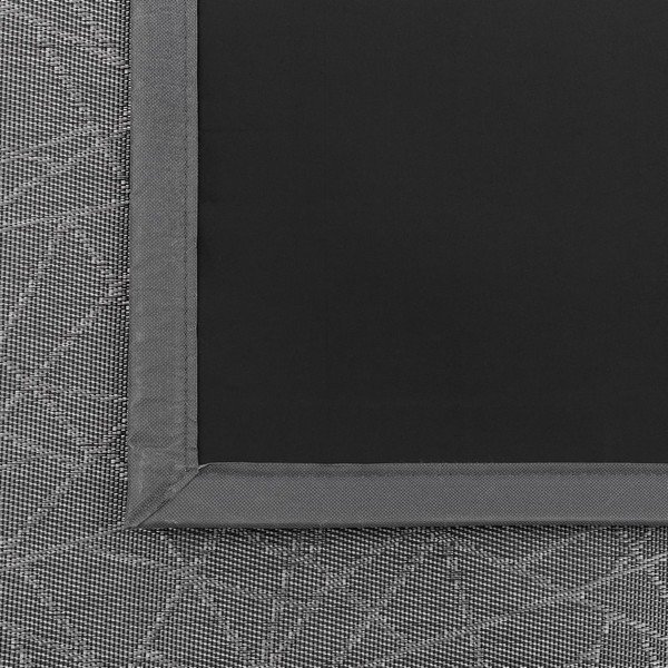 Tappeto in PVC grigio chiaro 180x250 cm Geo Silver - Casa Selección-image-3