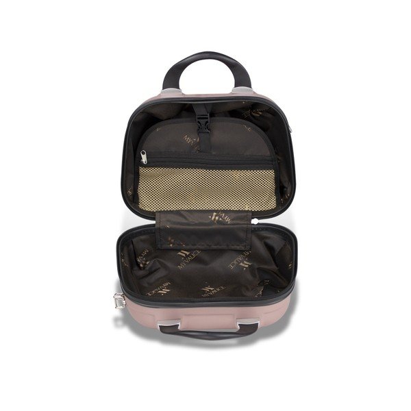 Set di valigie da viaggio rosa su ruote con porta USB e valigetta My Valice RESSNO MU & M - Myvalice-image-3