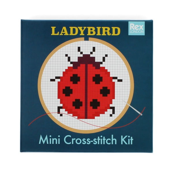 Set creativo punto-croce Cross-stitch Kit Ladybird - Rex London