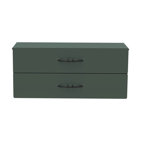 Componente verde scuro con cassetti 80x36 cm Dakota - Tenzo