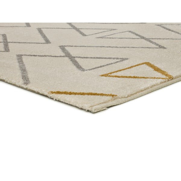 Tappeto bianco e crema , 133 x 190 cm Ashley - Universal-image-2