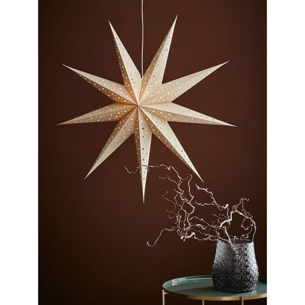 Decorazione luminosa bianca con motivo natalizio ø 75 cm Solvalla - Markslöjd-image-1