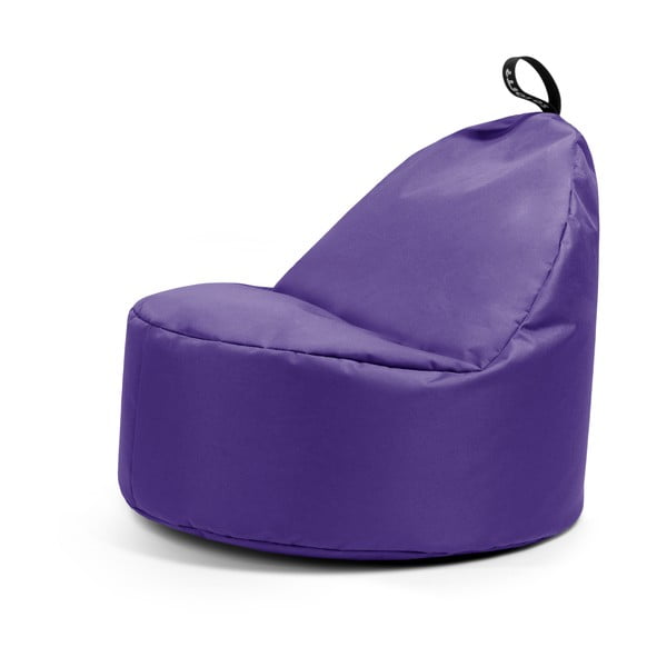 Pouf a sacco per bambini viola Round M – So Soft?
