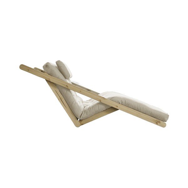 Dvoumístná variabilní lenoška Karup Design Figo Natural Clear/Beige-image-3
