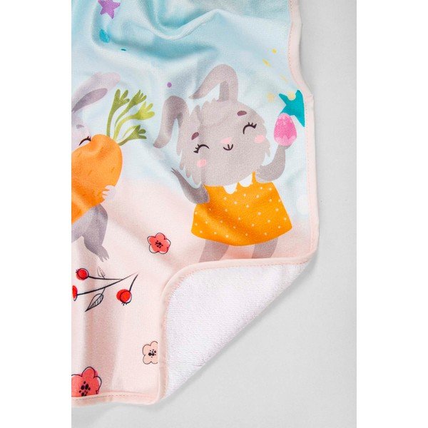 Asciugamano per bambini in cotone 50x90 cm Tavsan Ailesi - Foutastic-image-2