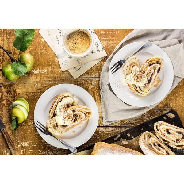 Piatto da dessert in porcellana bianca ø 26 cm - Maxwell & Williams-image-1