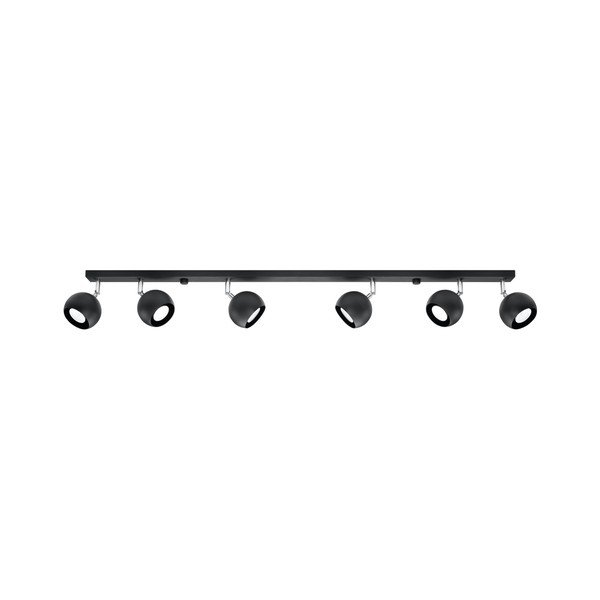 Lampada da soffitto nera Ollo Seis - Sollux-image-2