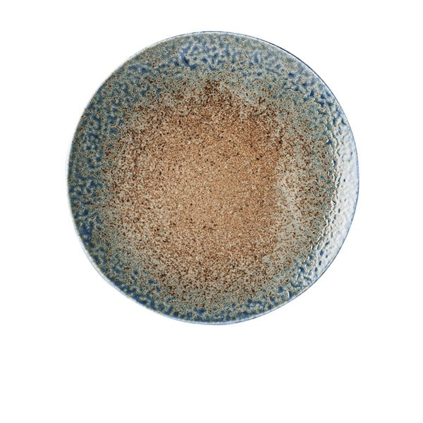 Piatto in ceramica beige-blu Earth & Sky, ø 29 cm Earth & Sky - MIJ