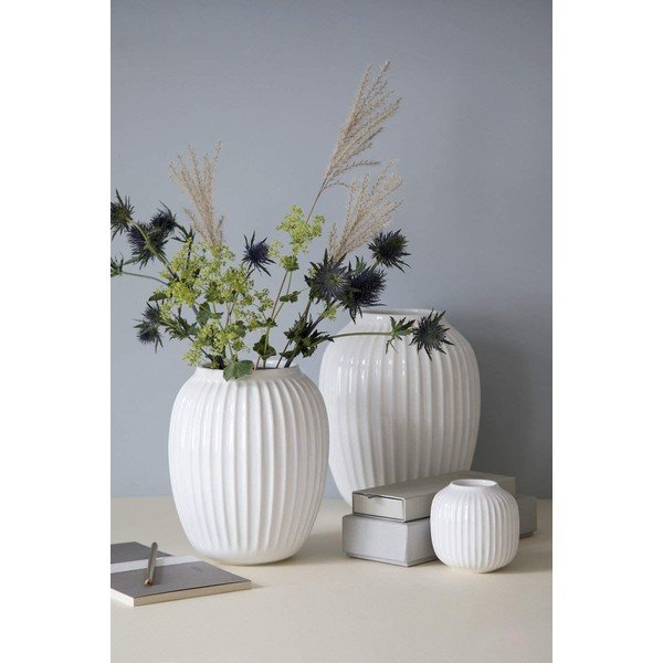 Portacandele Hammershoi in porcellana bianca, ⌀ 9 cm Hammershøi - Kähler Design-image-2