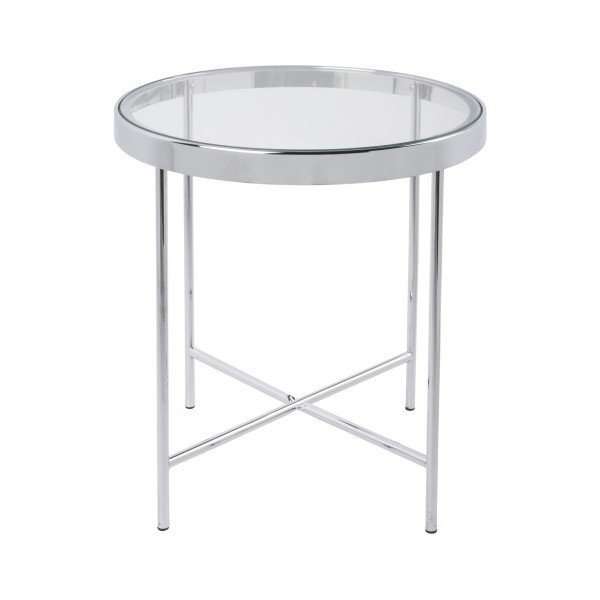 Tavolino bianco Smooth, 42,5 x 46 cm - Leitmotiv