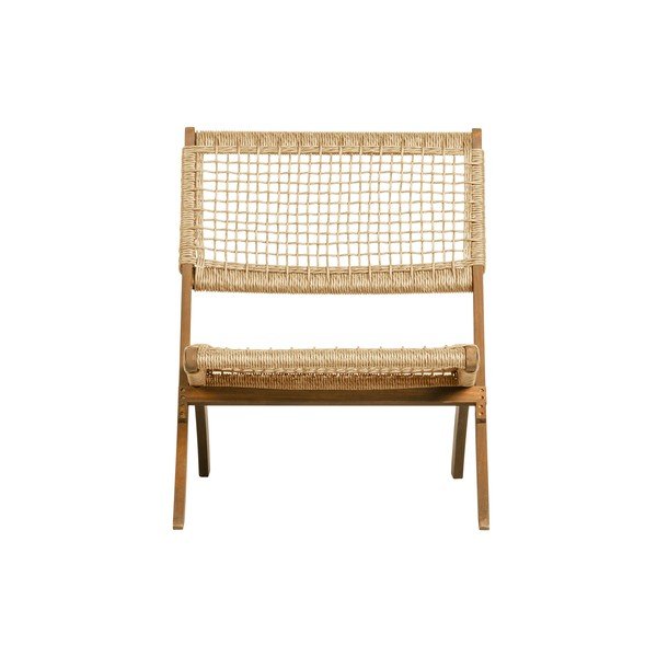 Poltrona pieghevole da giardino in legno romboidale Lois - WOOOD-image-1