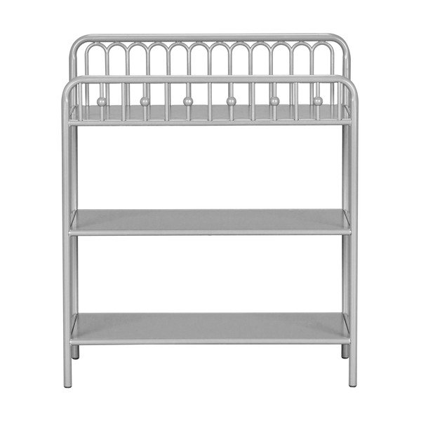 Ripiano alto grigio chiaro in metallo con fasciatoio 87x102 cm Monarch Hill - Støraa-image-2