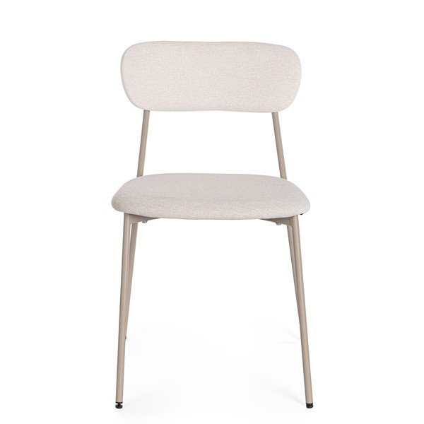 Sedia da pranzo grigio tortora in imbottito Inka – Yes Everyday-image-2