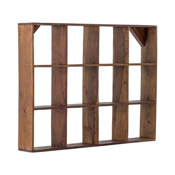 Mensola di colore naturale in legno riciclato con ripiani multipli 53 cm Tilo – Bloomingville-image-3