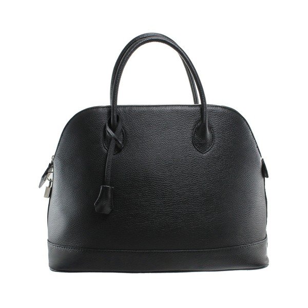 Borsa in pelle nera Griot - Chicca Borse-image-3