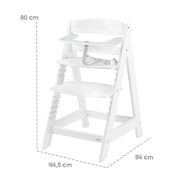 Sedia da pranzo bianca Luxe - Roba-image-3