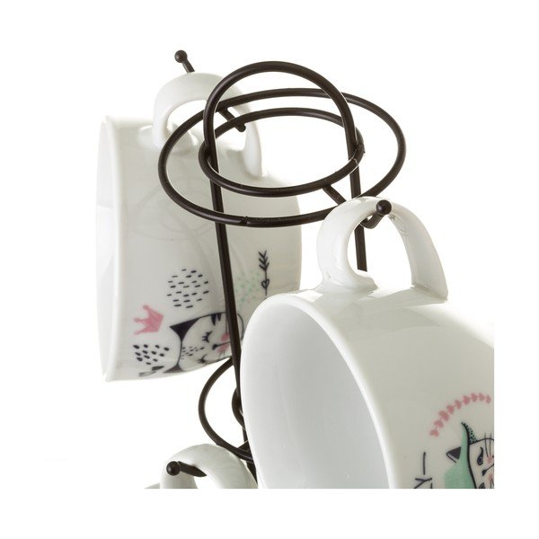 Sada 4 porcelánových šálků Unimasa Boho, 160 ml-image-3