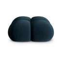 Poggiapiedi blu scuro con rivestimento in velluto Loretto – Cosmopolitan Design