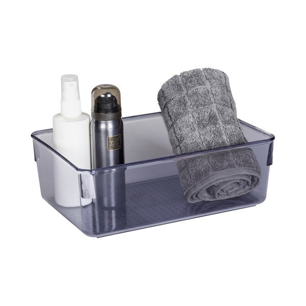 Organizzatore grigio per il bagno in plastica riciclata San Diego - Wenko-image-3