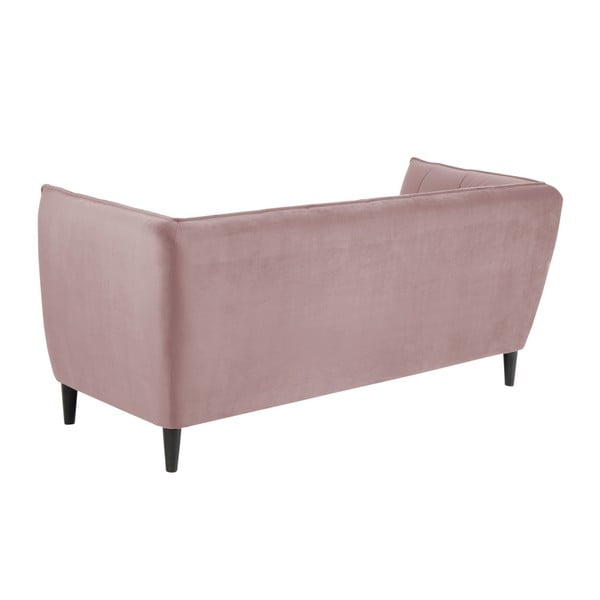 Divano in velluto rosa Jonna - Actona-image-1