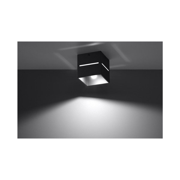 Plafoniera nera Lorum - Sollux-image-1
