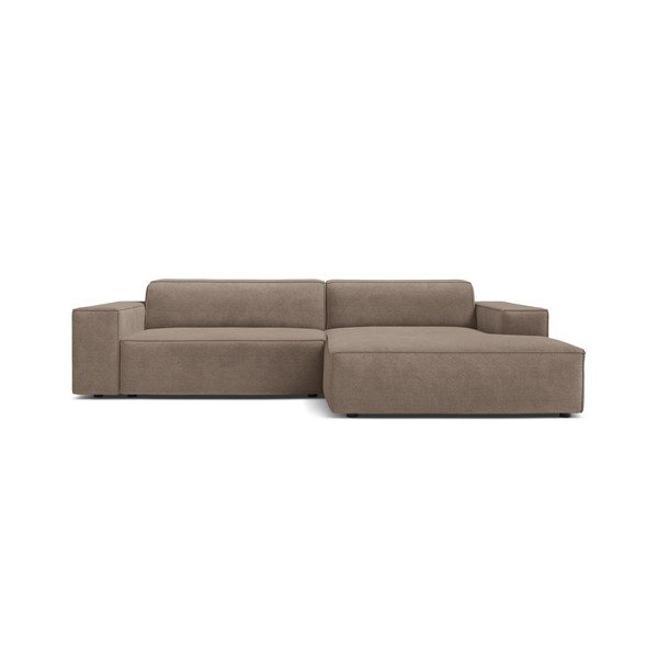 Divano angolare componibile beige (con penisola a destra/con chaise lounge) Jodie – Micadoni -image-1