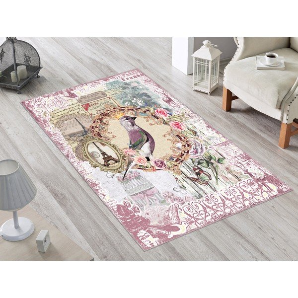 Tappeto rosa Isabella, 120 x 160 cm - Vitaus-image-3