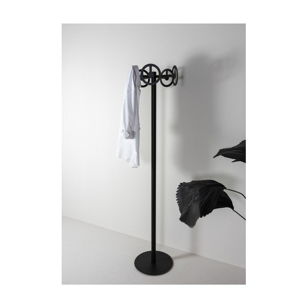 Gancio in metallo nero Circle - Spinder Design-image-2